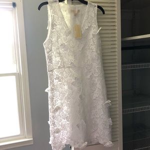 Michael Kors white lace dress